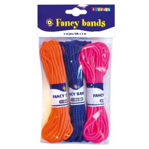 Fancybands 3-pack 5 m - Orange, Blå, Cerise