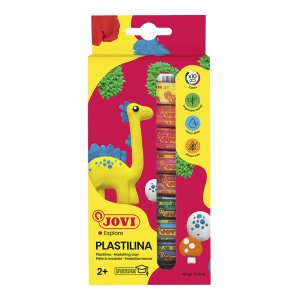 Lera - Jovi Plastilina - 10-pack i blandade frger 15 g