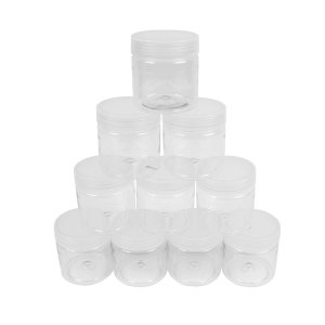 Förvaringsburkar med skruvlock 180 ml 10 st Förvaringsburkar med skruvlock 180 ml 10 st