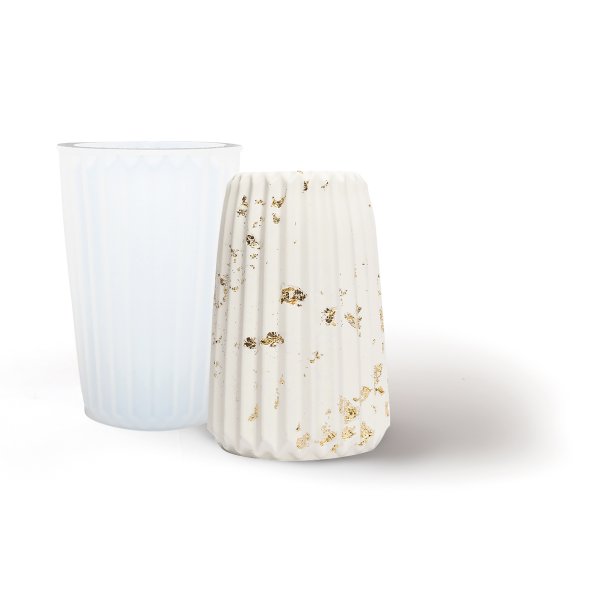 Silikonform för blomvas 15 x 10,5 x 7,5 cm Silikonform för blomvas 15 x 10,5 x 7,5 cm