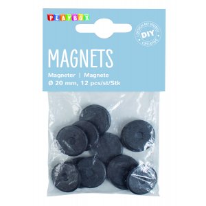 Magneter Ø 20 mm - 12 st Magneter Ø 20 mm - 12 st