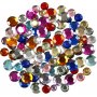 Rhinestones - mixade frger - Runda - 6+9+12 mm - 3600 st