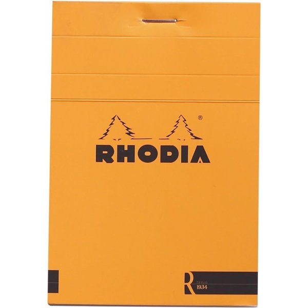 Rhodia orange notepad NR 12 - 85x120 mm - Rutat - 80 ark / 80 gram Rhodia orange notepad NR 12 - 85x120 mm - Rutat - 80 ark / 80 gram