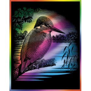 Skrapefolie Rainbow - 305 x 229mm