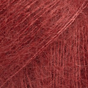 DROPS Kid-Silk Uni Colour garn 25g - R�dbrun (68)