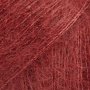 DROPS Kid-Silk Uni Colour garn 25g - Rödbrun (68)