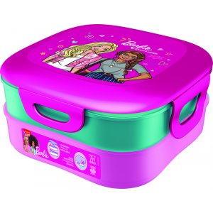 Lunchbox - Maped - 2 behllare Barbie