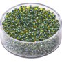 Glasp�rlor 2,5 mm, 17 g, limegr�n