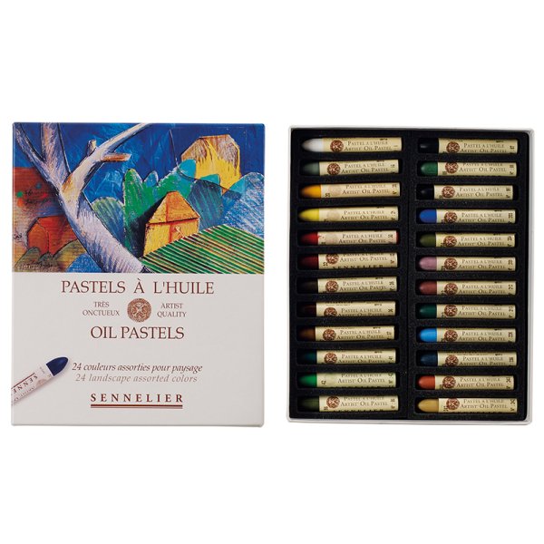 Oljepastell Sennelier 5ml Landskapsf�rger - 24 f�rger