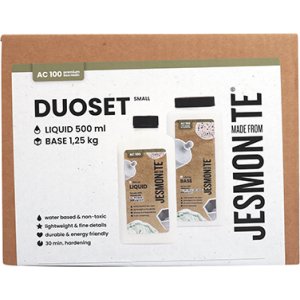 Jesmonite AC100 set 500 ml vätska och 1,25 kg bas Jesmonite AC100 set 500 ml vätska och 1,25 kg bas