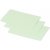 Pollen Sm� kort 70x95 - 25-pakning - Skimrende gr�nn