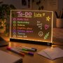 LED-skrivtavla i akryl – 30 × 20 cm LED-skrivtavla i akryl – 30 × 20 cm