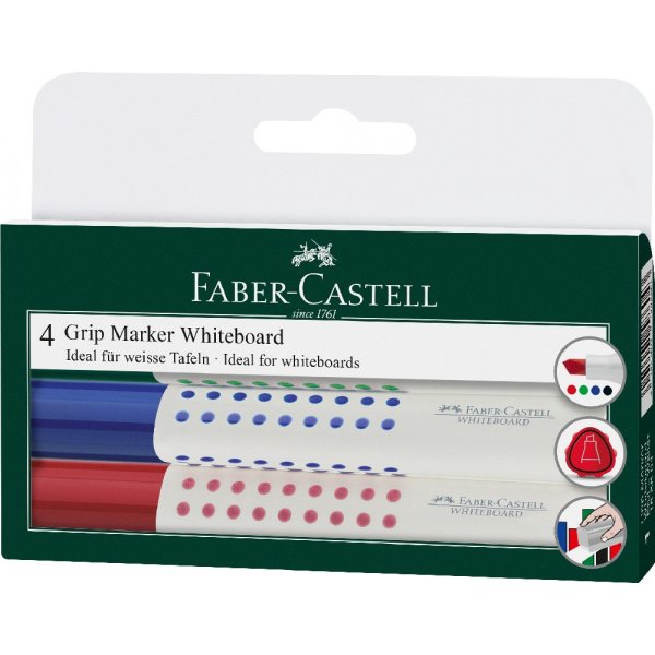 Whiteboardtusch Grip Skret - 4 farver