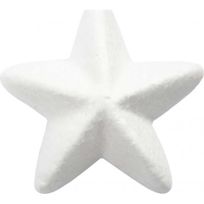 Styrofoam stjerner - B6 cm - 50 stk