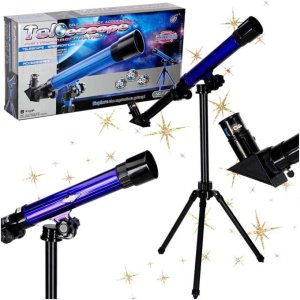 Astronomiskt teleskop f�r barn med stativ 20x 30x 40x