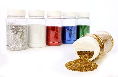 Glitter - Grøn - Glitter, Pulver, flager & bolde, Strøelse, klistermærker & små dekorationer, Dekorationmateriale, Hobbymateriale, Håndværk
