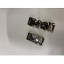 Metallspänne 11/14 mm - briljant silver