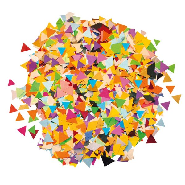 Pappersmosaik Trekant mix - 200g