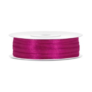 Satinband - Fuchsia - 25 meter