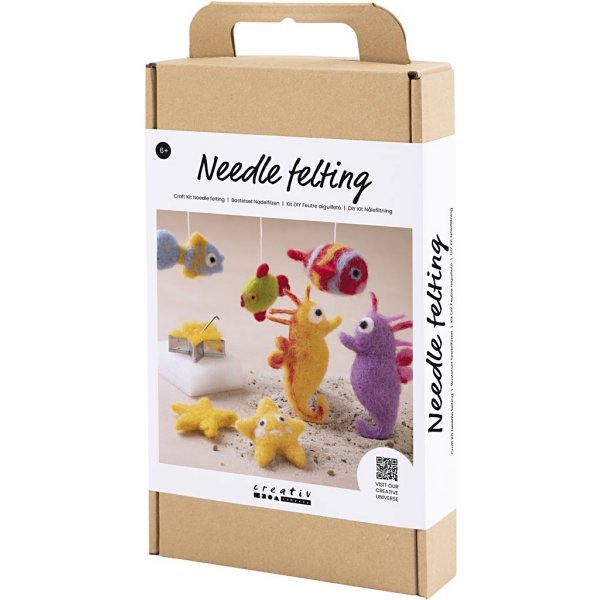 DIY Kit Nålfiltning - Djur i vatten DIY Kit Nålfiltning - Djur i vatten