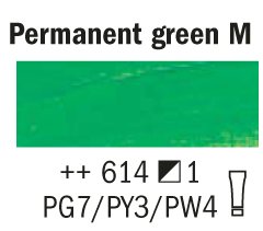 Van Gogh Oliemaling 40 ml - Permanent grønt medium - Oliefarver, Kunstnerfarver
