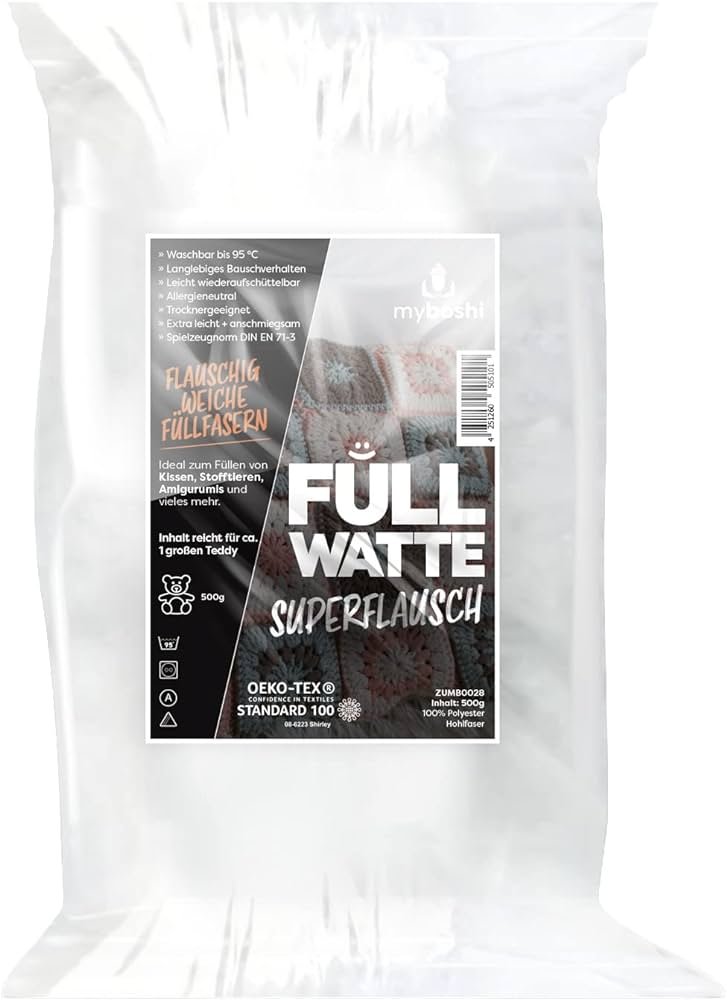 Myboshi Stuffing Extra Soft - 500g - Kabelpinde, Strikketilbehør, Strikning, Strikke, hækle, knytte og væve
