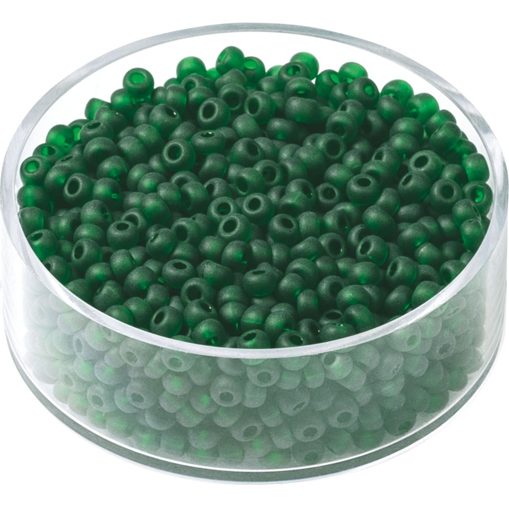Boheme rocailleperler 2,5 mm 17 g - Matgrøn - Blandinger af rocaillesperler, Rocaillesperler, Håndværk