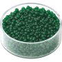 Glasp�rlor 2,5 mm, 17 g, matt gr�n