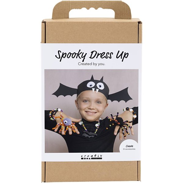 DIY-sæt med uhyggelige tilbehør til Halloween-farver DIY-sæt med uhyggelige tilbehør til Halloween-farver