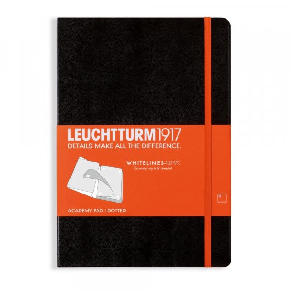 Academy Pad A5 Hard Black - Linjert