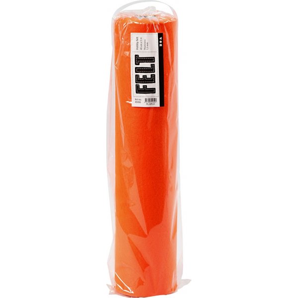 Hobbyfilt - orange - 5 m Hobbyfilt - orange - 5 m