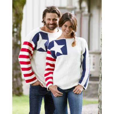Strikkeopskrift - amerikansk sweater