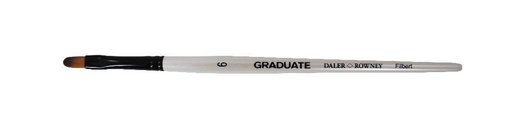 Akrylbørste Graduate Synthetic Filbert - 6 - Akrylpensler, Pensler