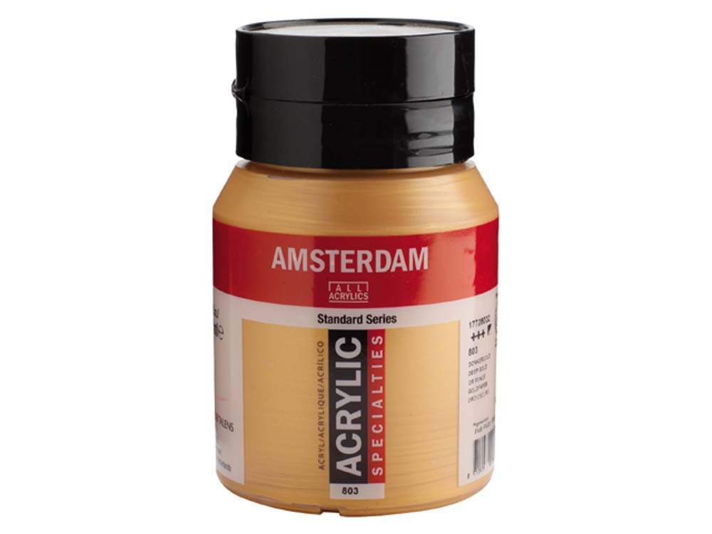 Amsterdam Akrylmaling 500 ml - Deep Gold - Akrylfarver, Kunstnerfarver