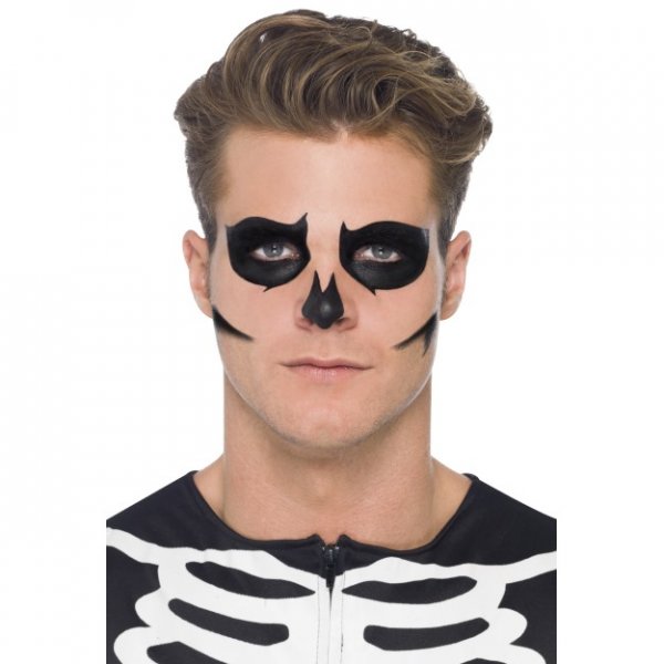 Sj�lvlysande skelett make up set