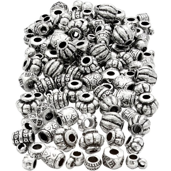 Perleblanding plast 7-11 mm ca. 400 stk 200 g Perleblanding plast 7-11 mm ca. 400 stk 200 g