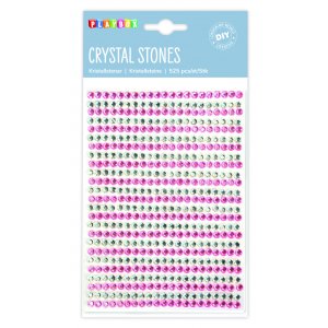 Kristallstenar rosa & silver Kristallstenar rosa & silver