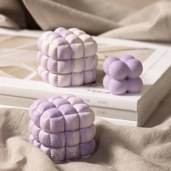 Silikonform - Fyrkantig med bubblor Silikonform - Fyrkantig med bubblor