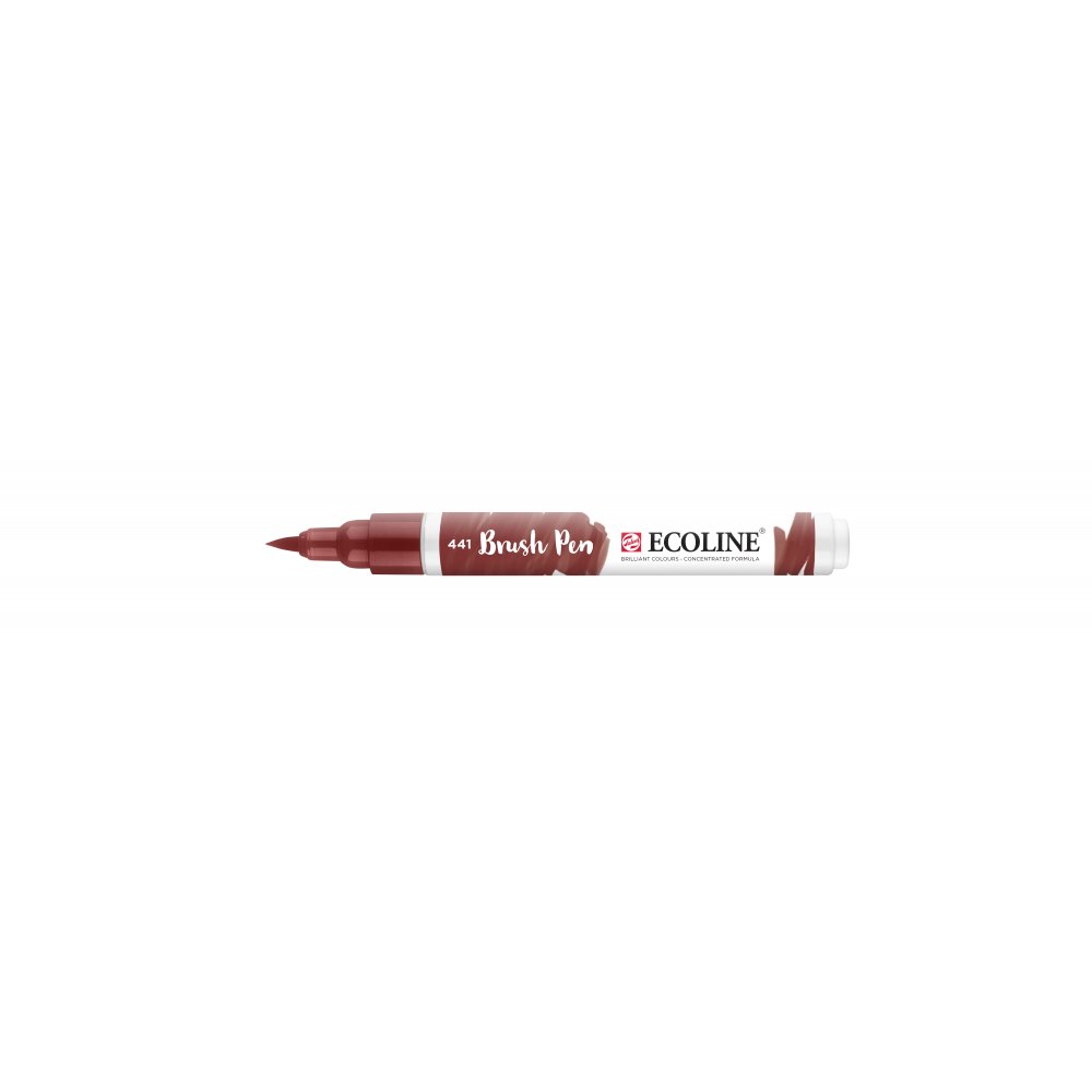 Penselpenne Ecoline Brush Pen - Mahogni (441) - Fiberpenne, Penne, Penne, kridt & tusch