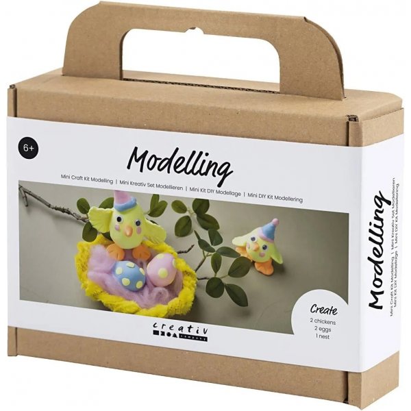 Mini DIY Kit Modellera, Påskfamilj Mini DIY Kit Modellera, Påskfamilj