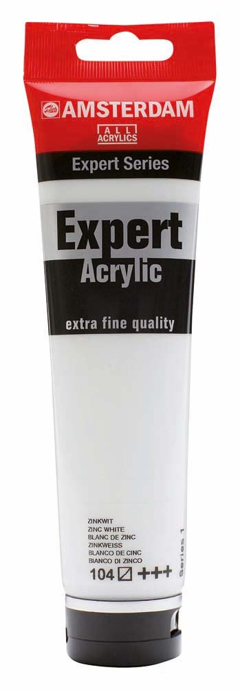 Amsterdam Expert 150 ml - Zinc White - Akrylfarver, Kunstnerfarver