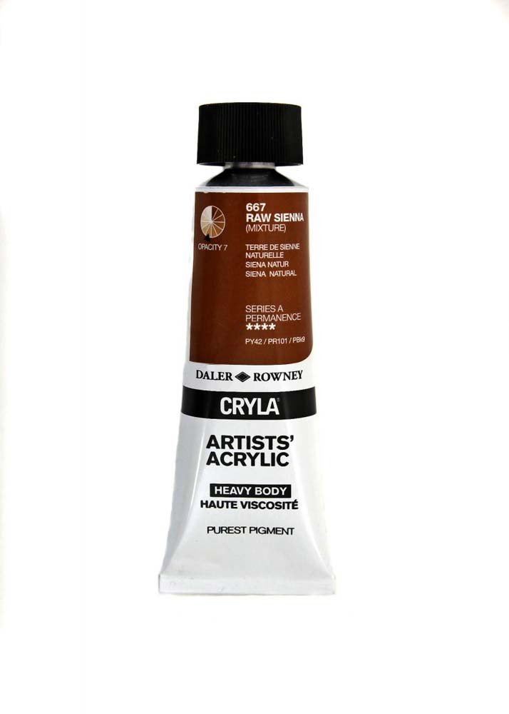 Akrylfärg Cryla 75ml - Raw Sienna - Akrylfärger, Konstnärsfärger