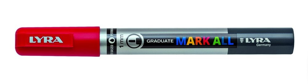 3Mark All 1 mm Red - Lyra Mark All, Markers, Penne, Penne, kridt & tusch