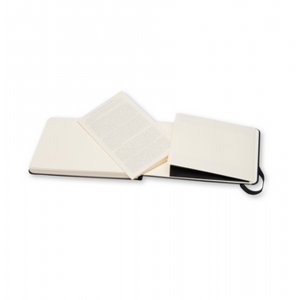 Watercolour Notesbog Pocket Glat Hardback - Sort