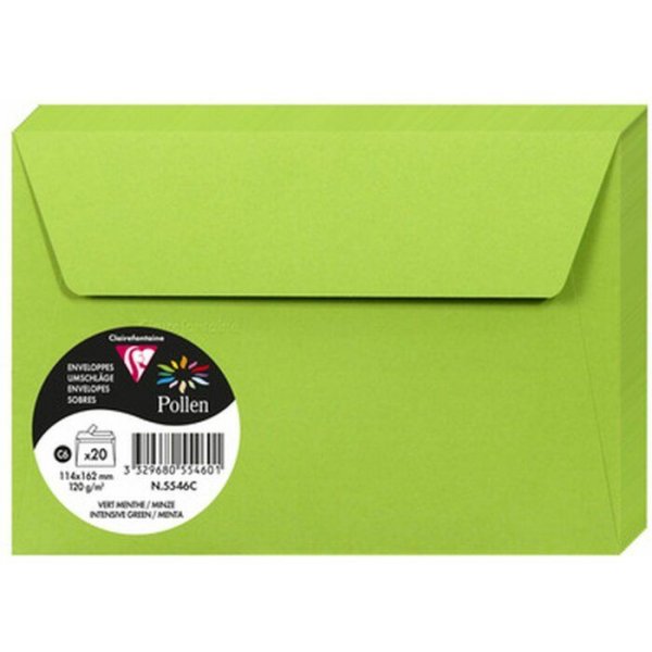 Pollen Kuvert 114x162 - 20-pack - Intensiv grn