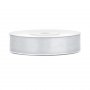 Satinband - 25 m - Silver - Bredd: 12 mm