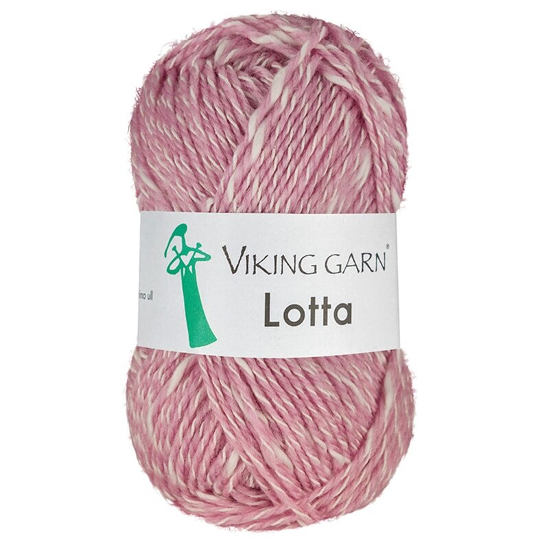 Blandet uldgarn Viking Lotta 50g - Viking Lotta, Uldgarn, Garn, Strikke, hækle, knytte og væve