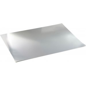 Metallkartong - silver - A2 - 10 ark