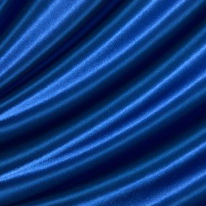 Satinstof Kongeblå - 150 cm - Satin stof, Stof