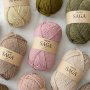 Garn DROPS Saga 100% ull - 50 g Garn DROPS Saga 100% ull - 50 g